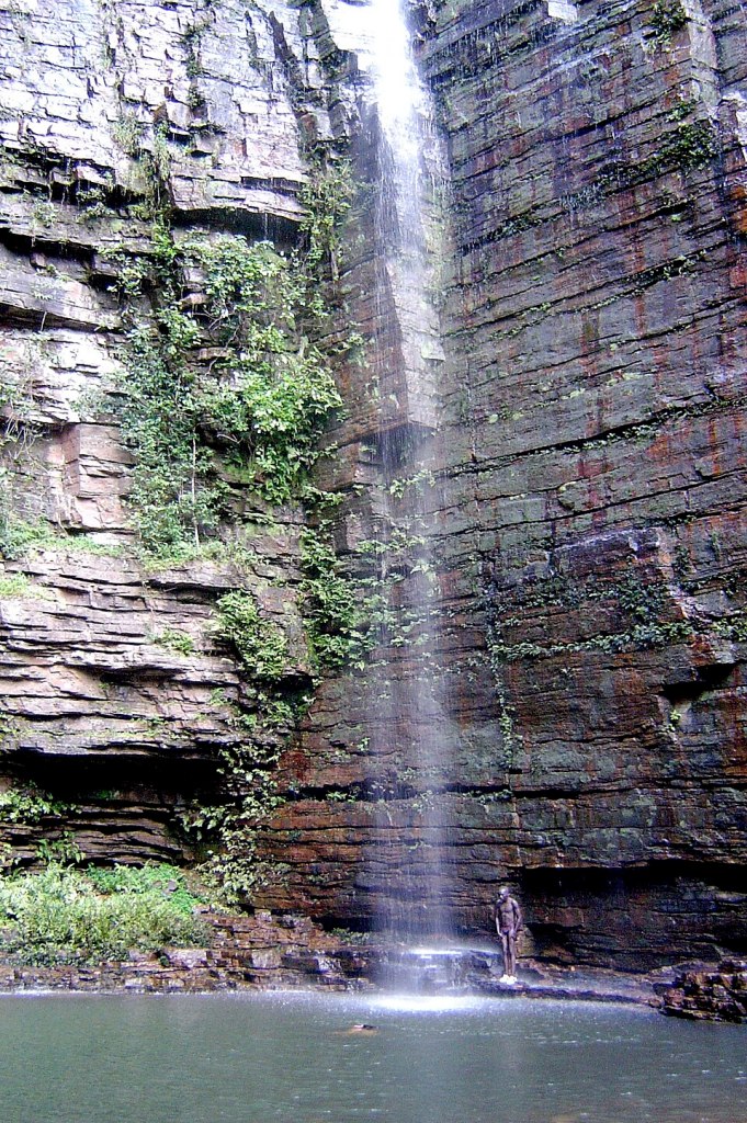Dindefelo Waterfall in southeastern Senegal near the Fouta Djallon mountains